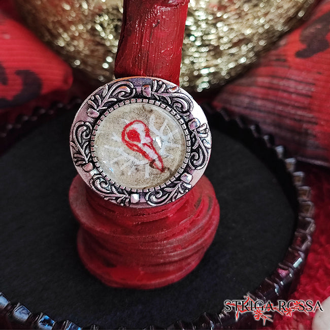 Teschio di Corvo - Rotondo - Voices from the Past - Anello