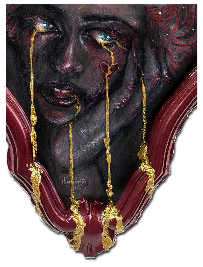 Decay in the sinner's tears - OOAK Dipinto Originale