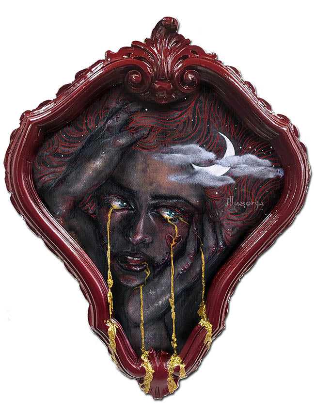 Decay in the sinner's tears - OOAK Dipinto Originale