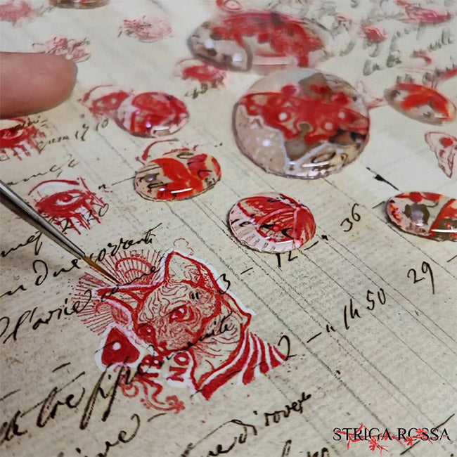 Raven - Stone: Blue Goldstone - Voices from the Past - Earrings