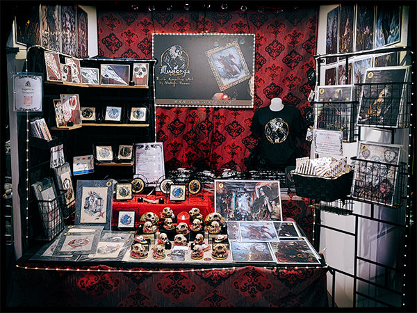 Stand Fiere del Fumetto - Illusorya - Stefania Russo - Dark Gothic Art Artist