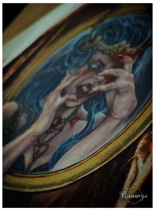 Into the blind threat of silencers - Original Painting