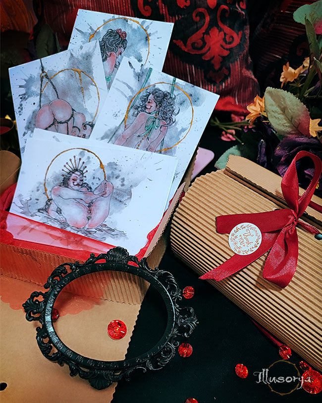 In Lust so let self Love reigns - Box regalo - Set di 10 foto stampe