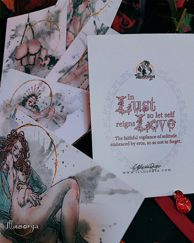 In Lust so let self Love reigns - Box regalo - Set di 10 foto stampe