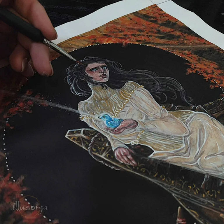 The flow in Time and Memory - Original Painting