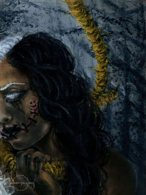 Rose-n-Wood - Original Painting