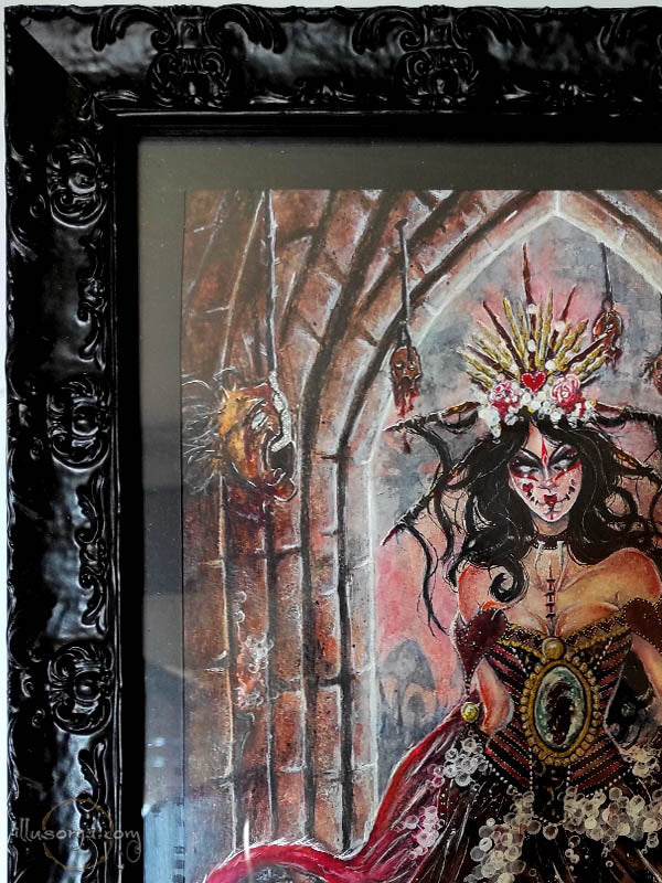 The Queen's Indisputable Law - Alice in Wonderland - Dipinto Originale