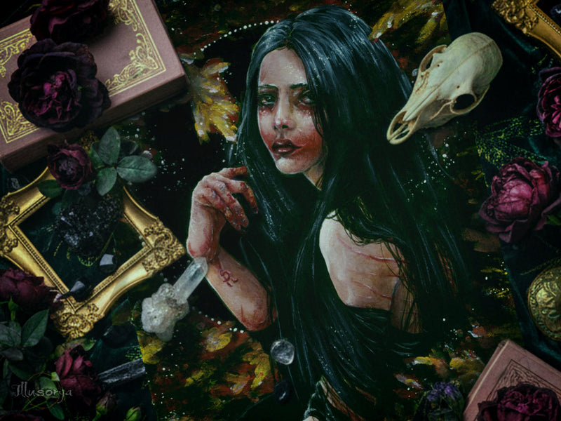 Collezione - Dipinto originali - Stefania Russo - Illusorya - Dark Gothic Art