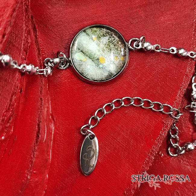 River Memories - Watercolors Texture - Bracelet
