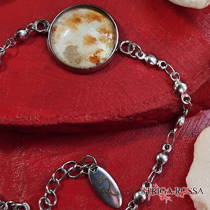 Yellow Stone - Watercolors Texture - Bracelet