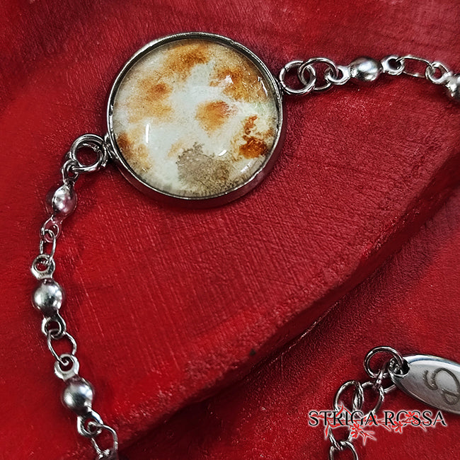 Yellow Stone - Watercolors Texture - Bracelet