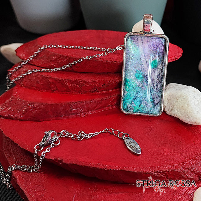 Iridescence of Purple and Blue - Watercolors Texture - Collection