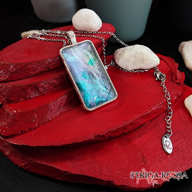 Iridescence of Purple and Blue - Watercolors Texture - Collection