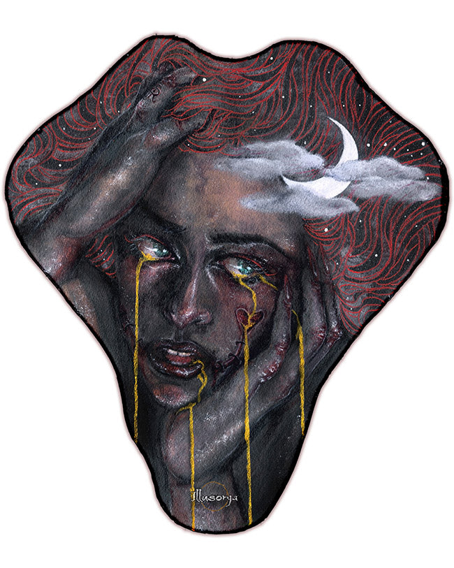 Decay in the sinner's tears - OOAK Original Painting