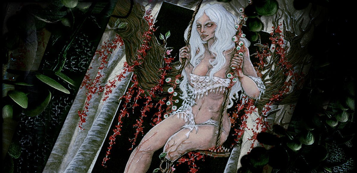 Cover Website - Dark Emotive Art by Stefania Russo - Artista Divignano Novara Italia - Illusorya - Gothic Horror Macabre Surreal Grotesque