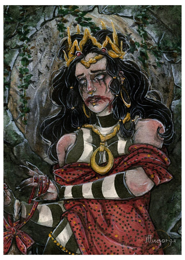 The Lullaby of Artemis - Original Painting