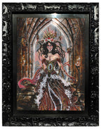 The Queen's Indisputable Law - Alice in Wonderland - Dipinto Originale