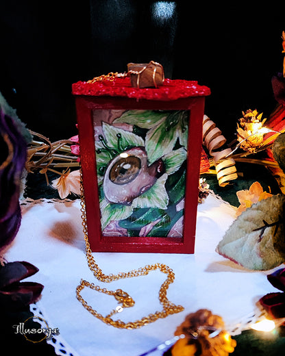 Veratrum - In Cauda Venemum - Opera originale e collana con pietra naturale