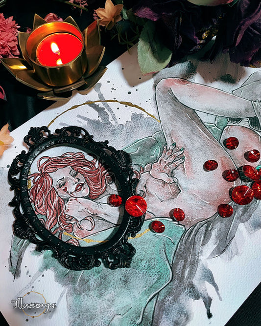 In Lust so let self Love reigns #4 - Original Drawing
