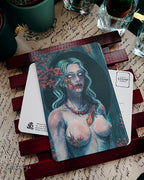 Melancholy loves to wear her red necklace - Postcard