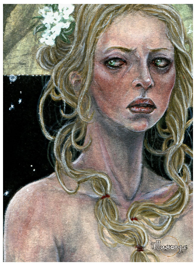 Arte di beneficenza | A blooming flower for the Venus of Eternal Spring - Dipinto Originale