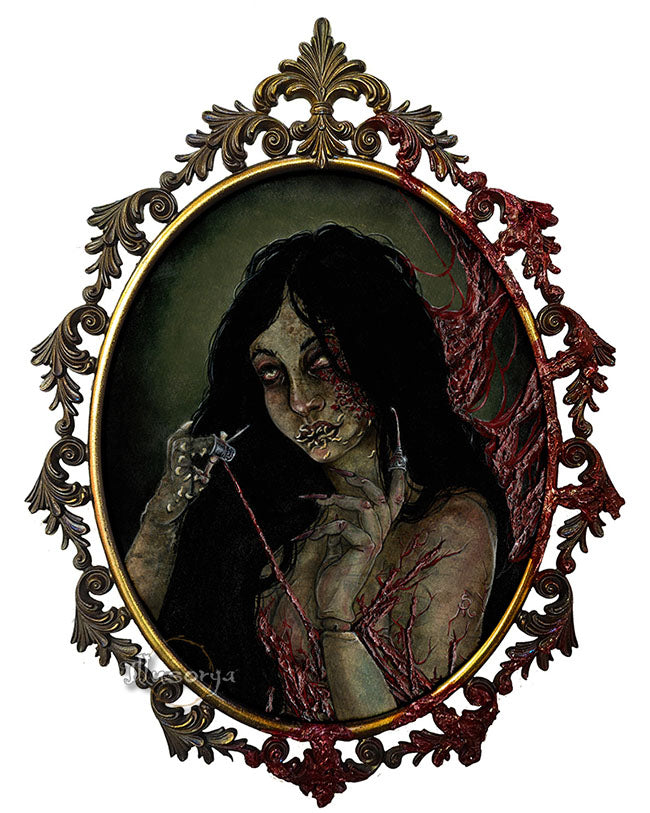 The absolution of miserable origins - Original Painting