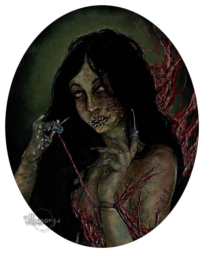 The absolution of miserable origins - Original Painting