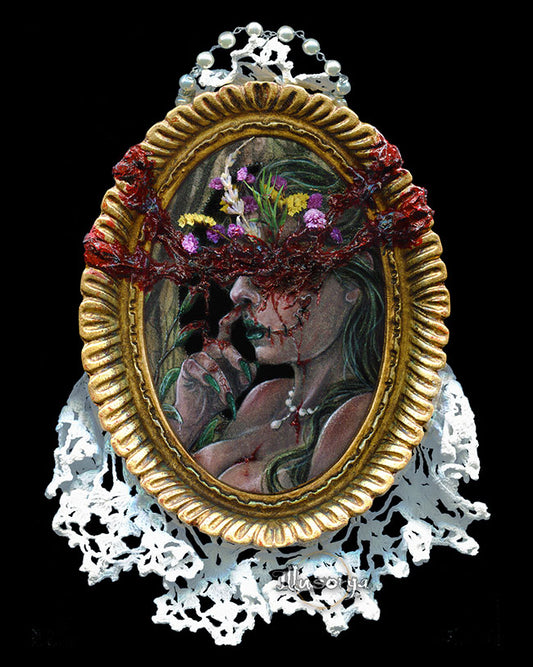 Synopsis of a dream that never comes true - OOAK Dipinto Originale