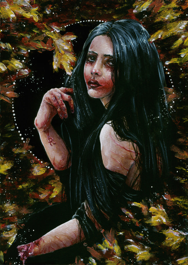 The Tale of the Wolf in Sheep's Clothing - Original Painting