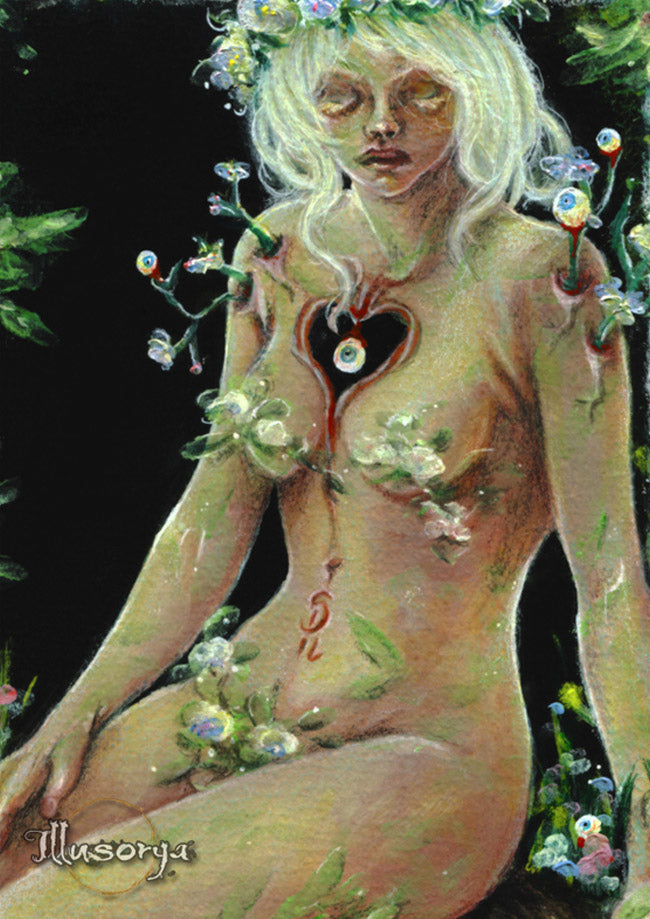 The quiet loneliness in finding self - Original Painting