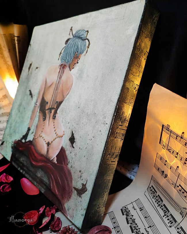 The Cello Andante ƒ Elegy - Original Painting