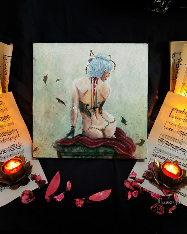 The Cello Andante ƒ Elegy - Original Painting