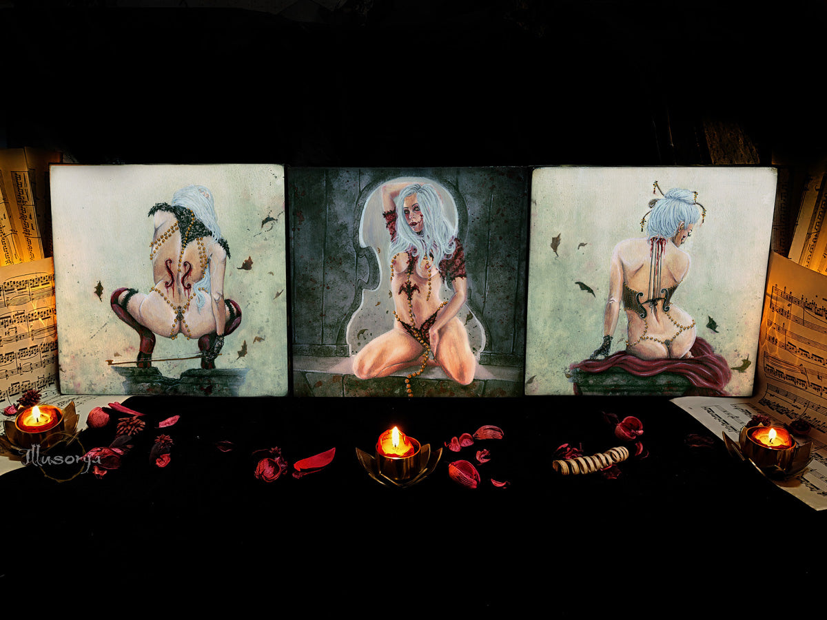 The Cello Andante ƒ Lamento - Original Painting