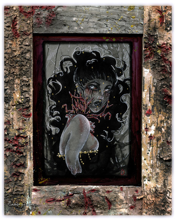 Along Came A Parasite - Original Drawing