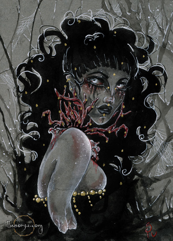 Along Came A Parasite - Original Drawing